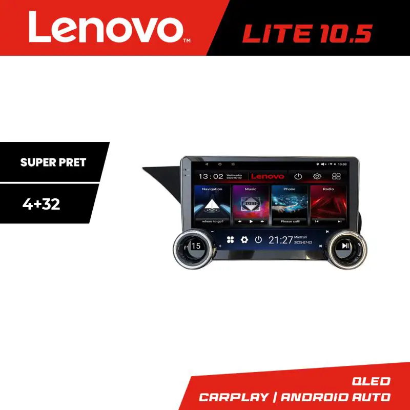 Ofertă exclusivă Navigație Android Mercedes GLK X204 NTG4, 10.5 inch, 4GB+32GB, Lenovo