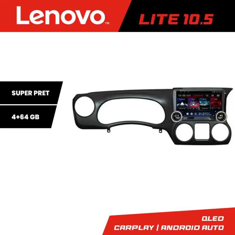 Navigație Android Jeep Wrangler 2011-2016 Lenovo 10.5 inch 4GB+64GB Mai ieftin