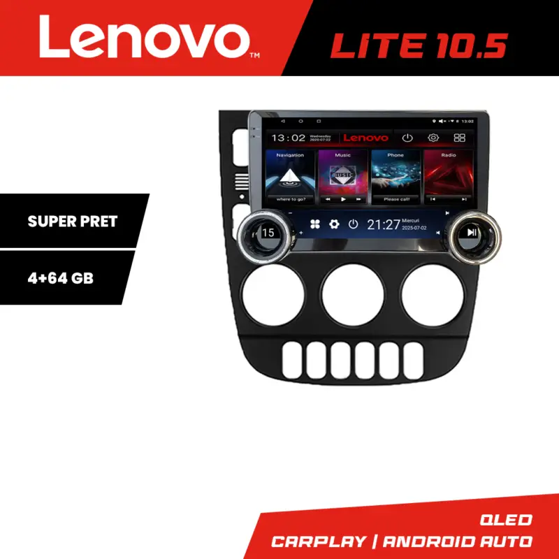 Reducere specială Navigatie Android Mercedes ML W163 1998-2005 Lenovo 10.5 inch 4+64GB 8 core