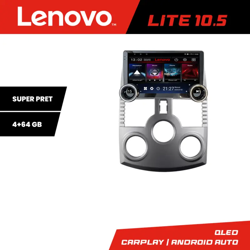 Navigație Android Daihatsu Terios 2006-2016 Lenovo 10.5 inch 4+64GB Promoție
