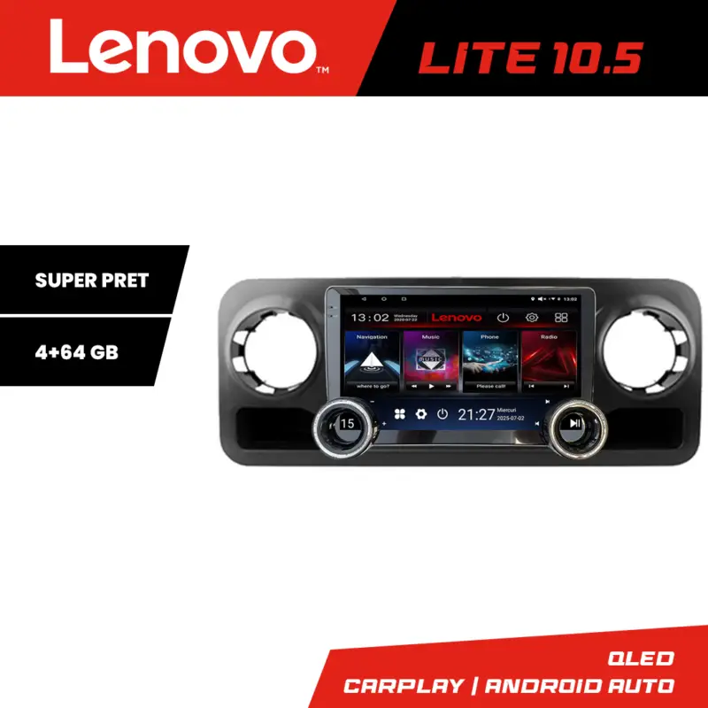 Preț promoțional Navigație Android Mercedes Sprinter 2018+ Lenovo 10.5 inch 4GB+64GB