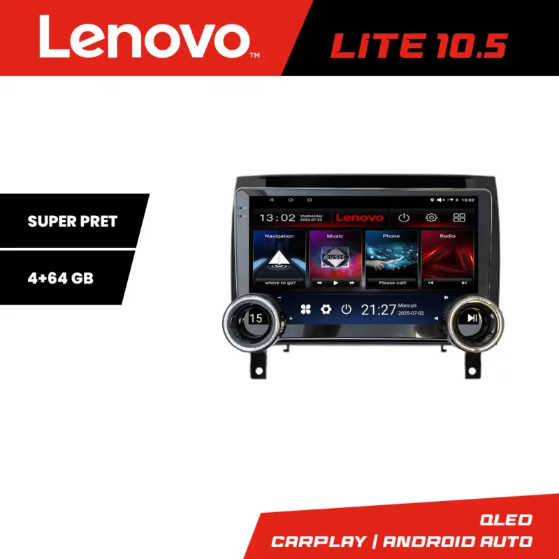Navigație Android Mercedes SLK 2004-2011 Lenovo 10.5 inch 4+64GB Cel mai bun preț