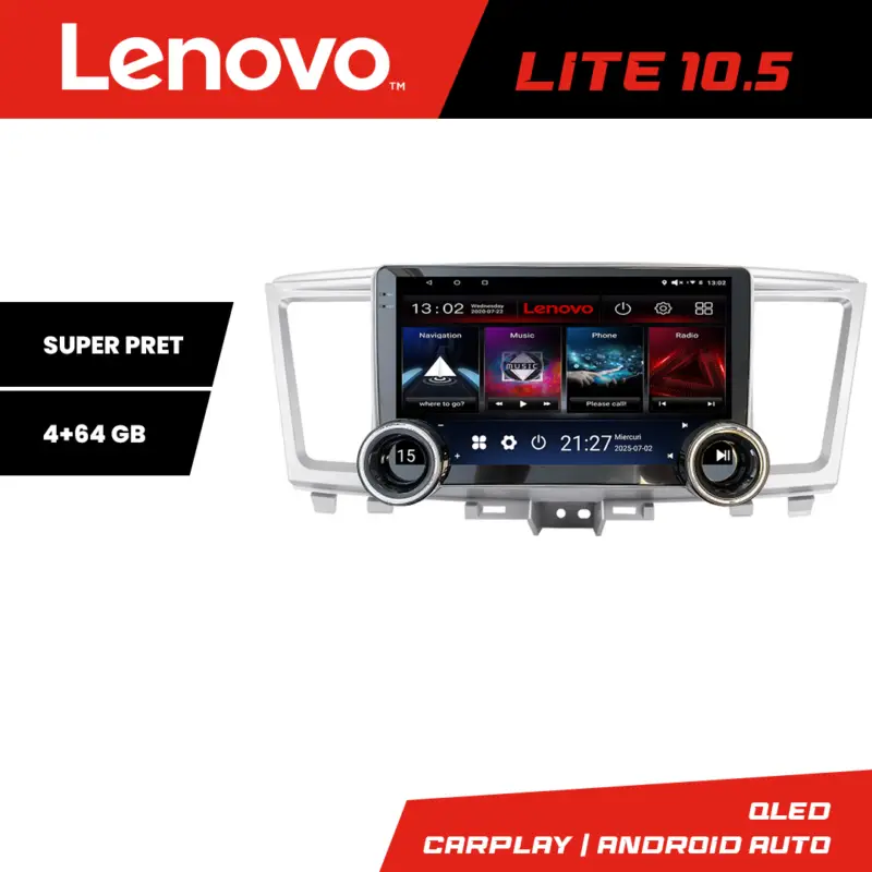 Nu rata Navigatie Android Infiniti QX60 2014-2020, 10.5 inch, 4GB RAM, 64GB
