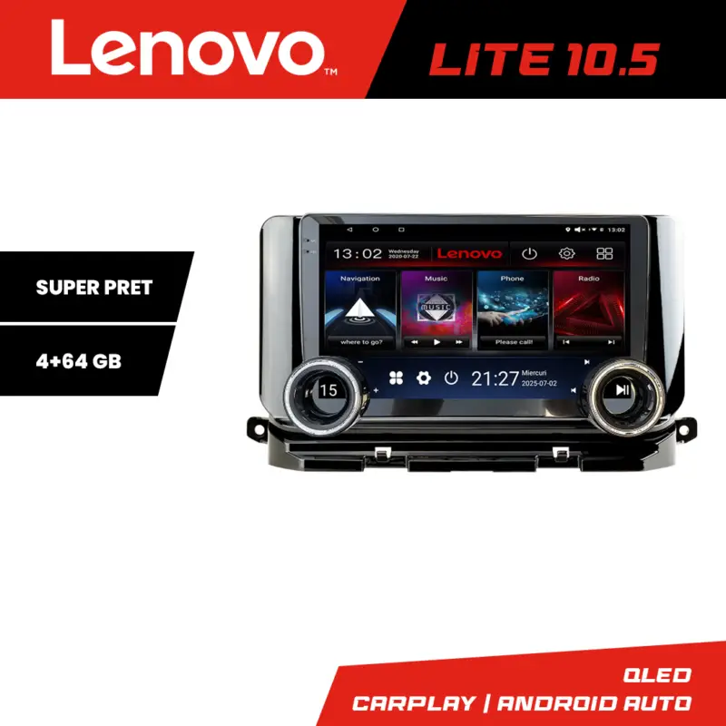 Expediere rapidă Navigatie Android Skoda Octavia 4 2020-2024 Lenovo 10.5 inch 4+64GB