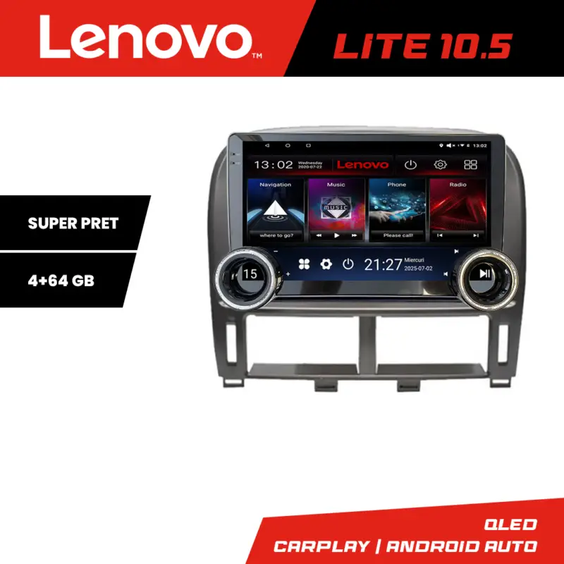 Expediere rapidă Navigație Android Lexus LS 1999-2006 Lenovo Lite 10.5, 4GB+64GB