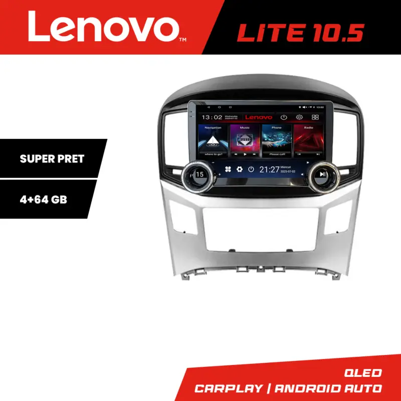 Cumpără online Navigație Hyundai H1 Starex 2016+ Lenovo 10.5 inch 4GB+64GB Android