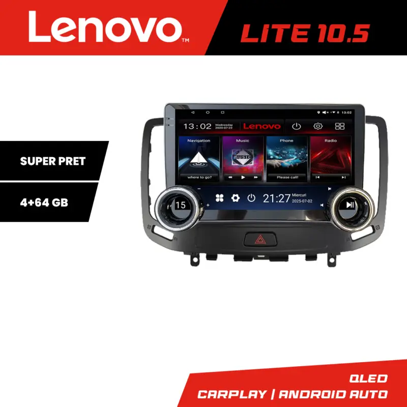 Navigatie Android Lenovo 10.5 inch pentru Infiniti G35 G37 2006-2013 Doar azi
