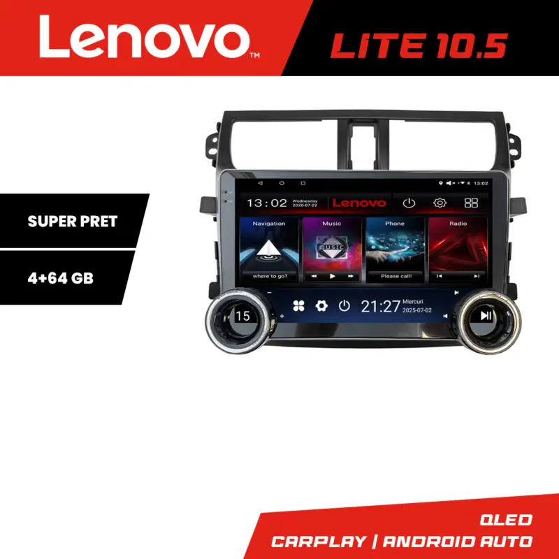 Lichidare de stoc Navigație Suzuki Celerio 2014-2021 Lenovo 10.5 inch 4GB+64GB Android