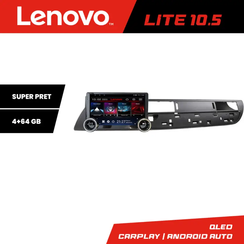 Navigatie Android Citroen C5 2008-2017 Lenovo 10.5 inch 4GB+64GB Cumpără acum
