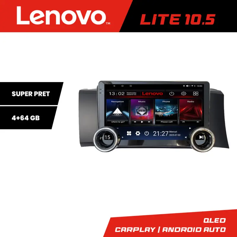 Navigatie Android Subaru BRZ si Toyota GT86 2012-2021, 10.5 inch, 4+64GB Calitate înaltă