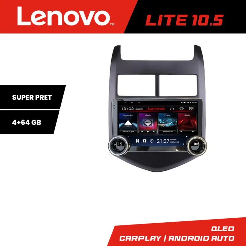 Ultima șansă Navigatie Android Chevrolet Aveo 2010-2013 Lenovo 10.5 inch 4GB+64GB
