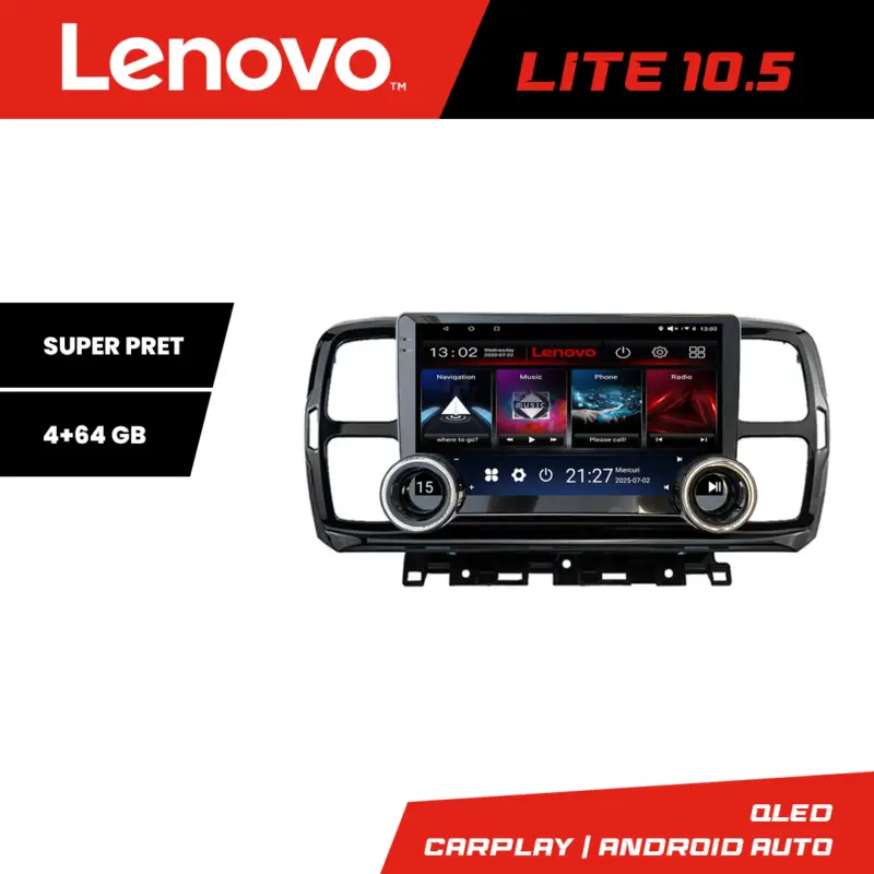 Cumpără online Navigatie Android Citroen C5 Aircross Lenovo 10.5 inch 4GB+64GB GPS