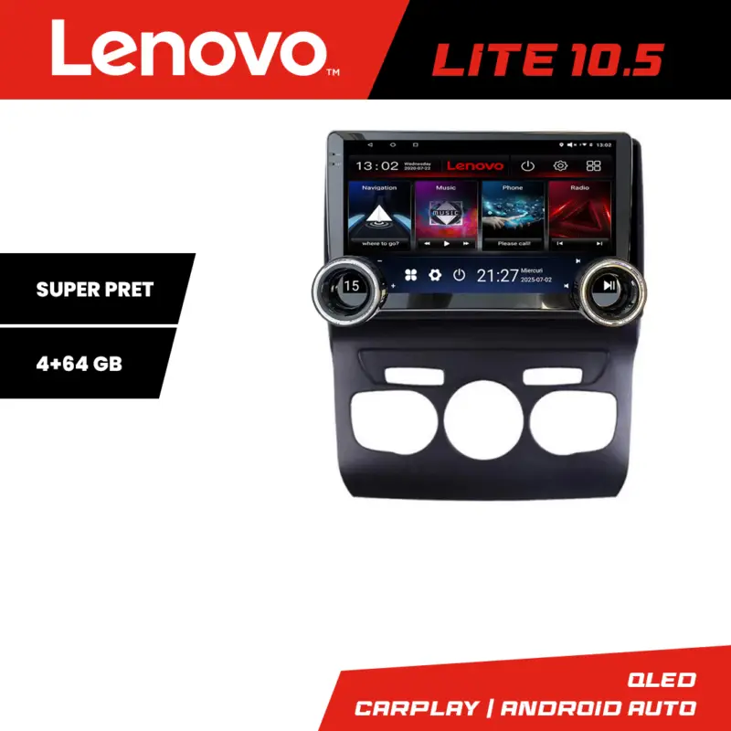 Bestseller Navigație Citroen C4 2011-2016 Lenovo 10.5 inch 4+64GB Android GPS