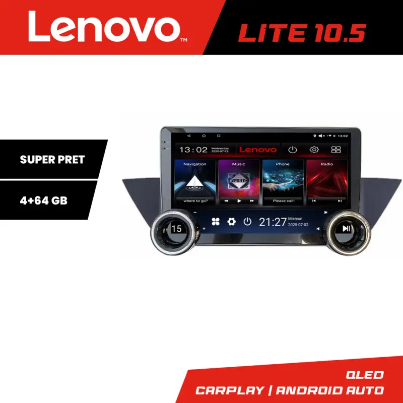 Cel mai bun preț Navigatie Android BMW X1 E84 Lenovo 10.5 inch 4+64GB WiFi GPS