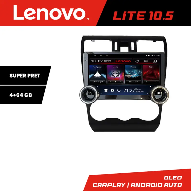 Promoție Navigatie Android Subaru Forester Impreza XV 2013+ 10.5 inch 4+64GB
