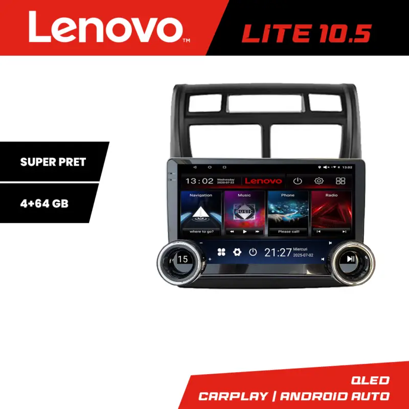 Navigație Android Kia Sportage 2007-2013 Lenovo 10.5 inch 4+64GB Retur gratuit