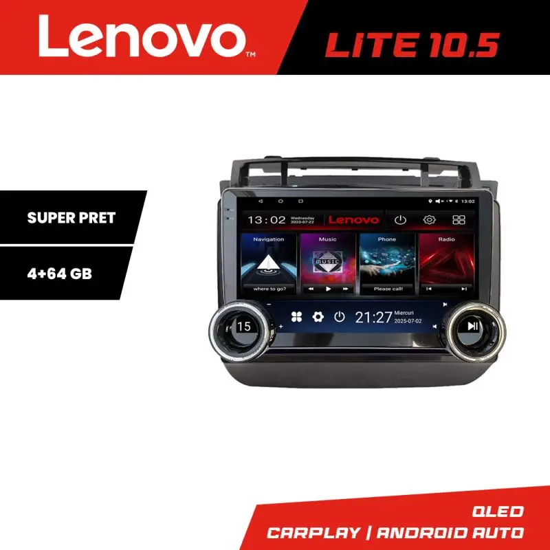 Preț redus Navigatie Android VW Touareg 2011-2018 Lenovo 10.5 inch 4+64GB