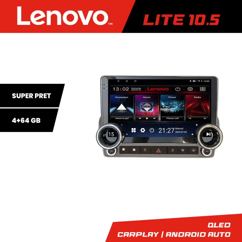 Premium Navigație dedicată Chevrolet Camaro 2008-2015 Lenovo 10.5 inch 4+64GB Android