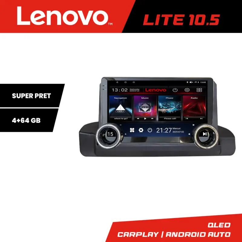 Navigatie BMW Seria 3 E90 E91 E92 E93 Lenovo 10.5 inch 4+64GB Android Cel mai bun preț
