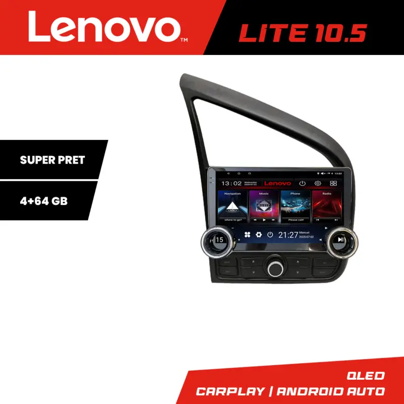 Navigatie Audi R8 2006-2014 Lenovo 10.5 inch 4+64 GB Android GPS Premium