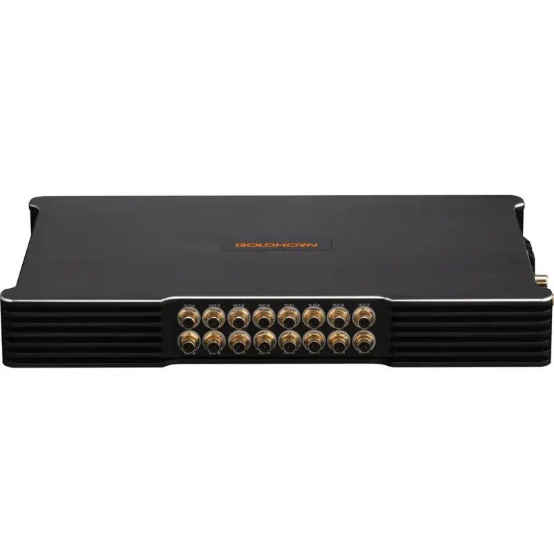Vezi acum Amplificator auto cu DSP Goldhorn DSPA 1216 Plus, 24 canale, BT, 1100W