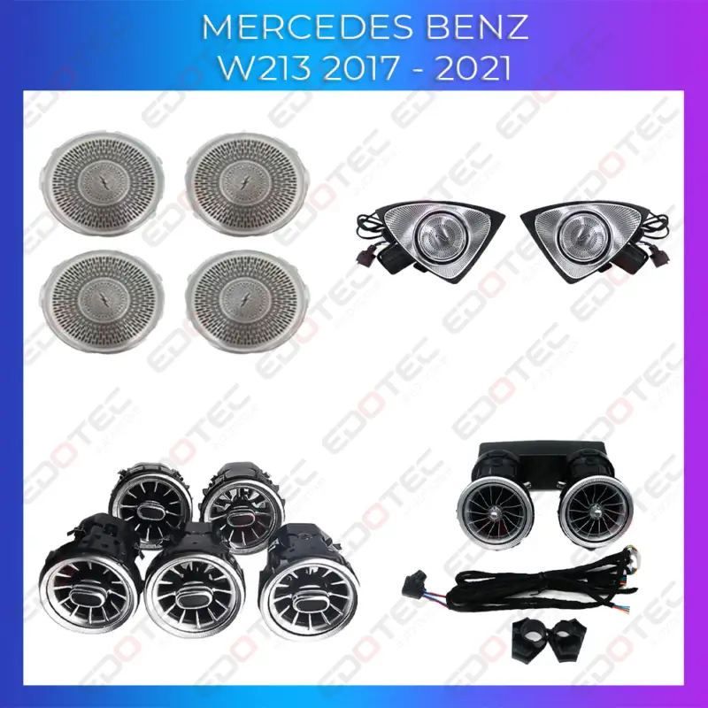 Reducere de preț Lumini ambientale Mercedes W213 E-Class set complet cu control din telefon
