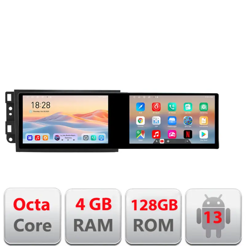 Expediere rapidă Navigatie Android Chevrolet Captiva 2008-2012, 21.6 inch, 4GB RAM, 128GB