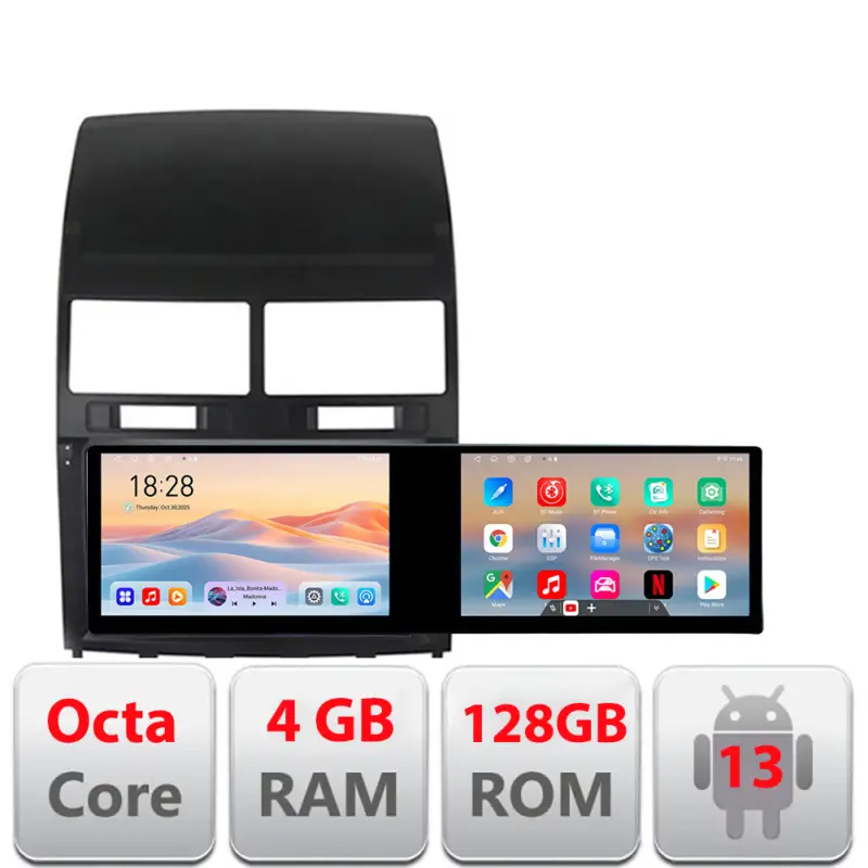 Comandă acum Navigatie Android VW Touareg 2004-2011 Edotec 10.5 inch 4GB RAM 128GB
