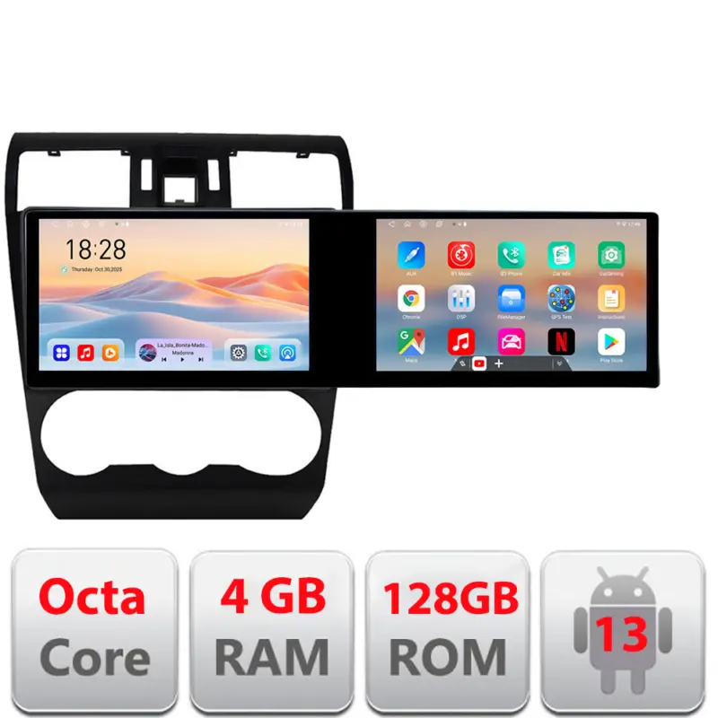 Retur ușor Navigație Android Subaru Forester Impreza XV 2013+ 21.6 inch 4GB+128GB