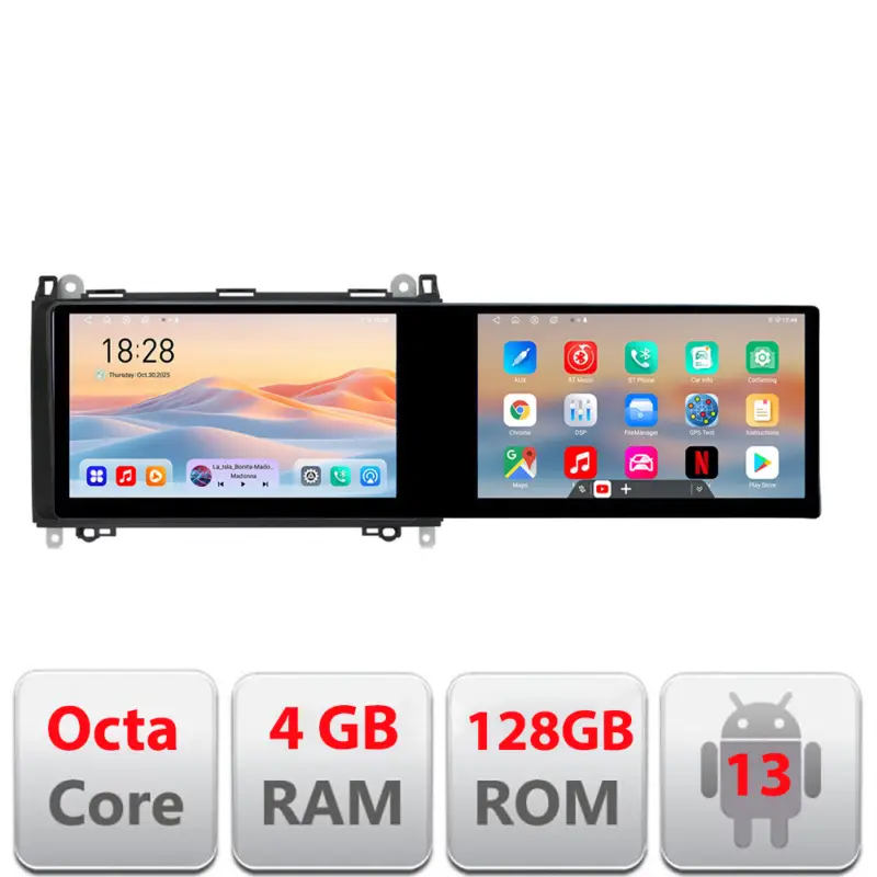 Cel mai bun preț Navigație Android Mercedes VW Edotec 10.5 inch, 4GB RAM, 128GB, GPS