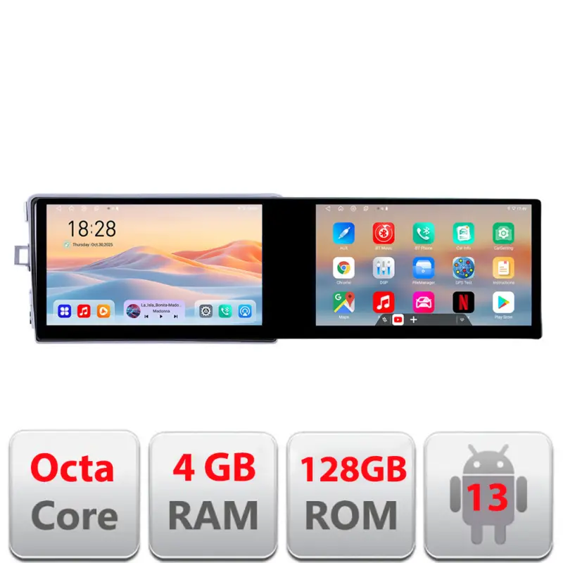 Ofertă specială Navigatie Toyota Verso 2010-2016 Edotec, 2 ecrane 21.6 inch, 4GB+128GB