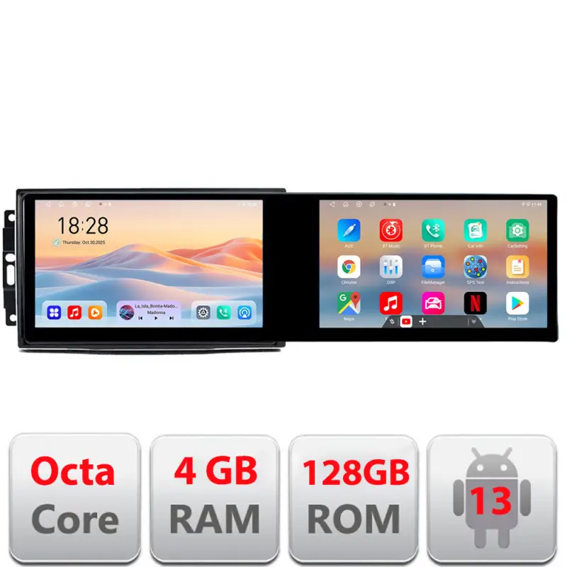 Ofertă de sezon Navigatie Android Chrysler Jeep 21.6 inch, 4GB RAM, 128GB, GPS, WiFi