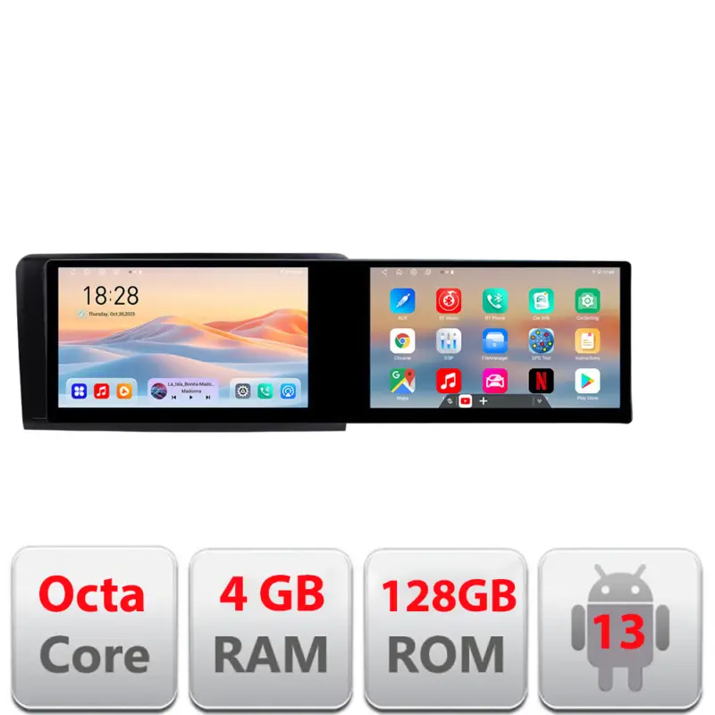Navigatie Android Mercedes ML W164 GL X164 21.6 inch 4GB RAM 128GB Bestseller