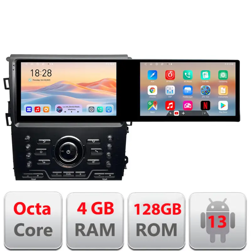 Navigatie Android Ford Mondeo MK5 2015-2022, 10.5 inch, 4GB+128GB Vezi acum