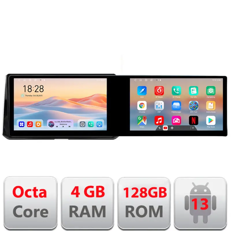 Preferatul clienților Navigatie Android Toyota Corolla 2019+ 21.6 inch, 4GB RAM, 128GB, WiFi