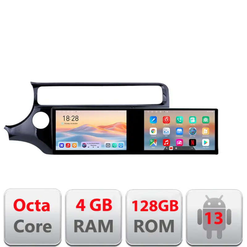 Navigatie Android Kia Rio 2014-2017, 2 ecrane 21.6 inch, 4GB RAM, 128GB Chilipir