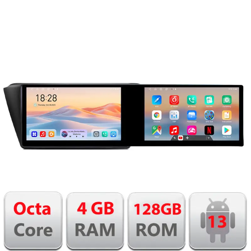 Navigatie Android Skoda Fabia 2015+ 21.6 inch, 4GB RAM, 128GB, Octa-Core Preț promoțional