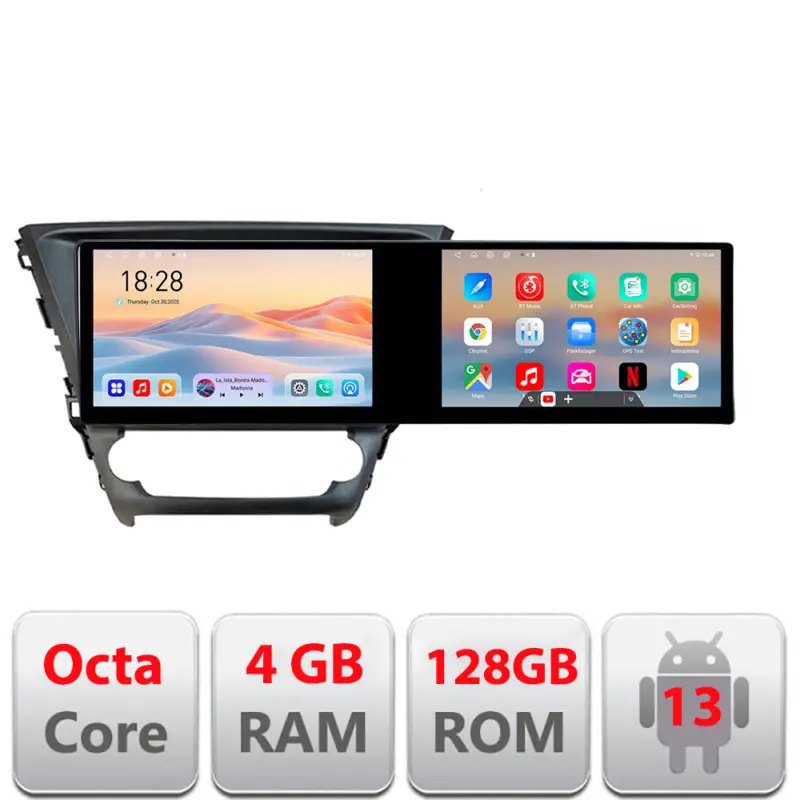 Navigație Toyota Avensis 2015-2019 cu 2 ecrane 21,6 inch Android 4GB+128GB Ieftin