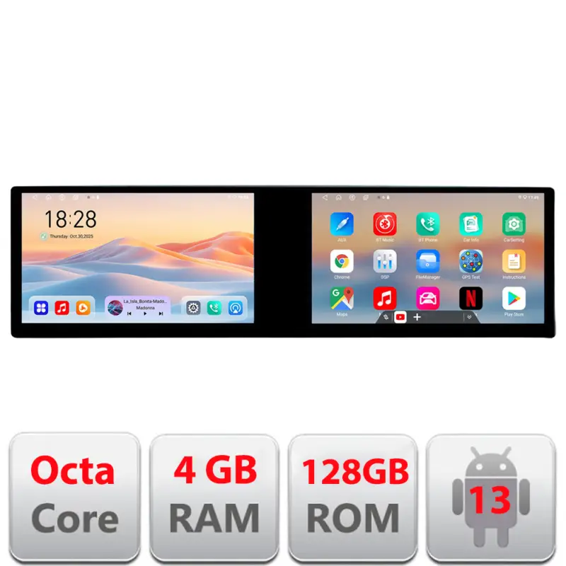 Bestseller Navigatie Android 10.5 inch Citroen Berlingo Opel Combo 2021+ 4GB 128GB