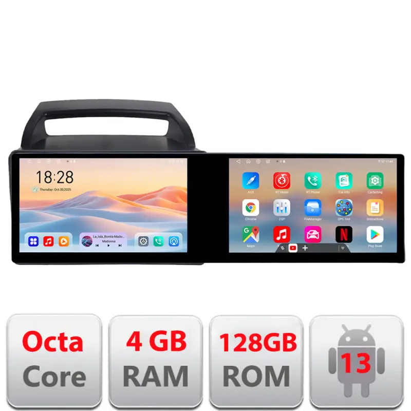Premium Navigație Android Kia Carnival 2006-2014, 21.6 inch, 4GB RAM, 128GB
