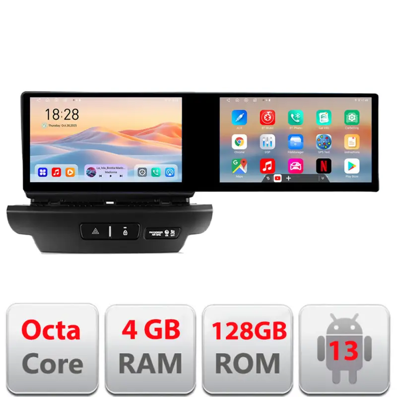 Navigatie Android Kia Ceed 2018-2020, 2 ecrane 21.6 inch, 4GB RAM, 128GB Promoție