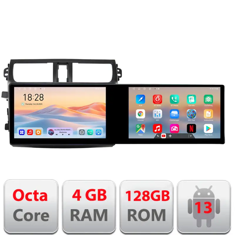 Reduceri Navigatie Suzuki Celerio 2014-2021 Edotec cu 2 ecrane, 4GB RAM, 128GB