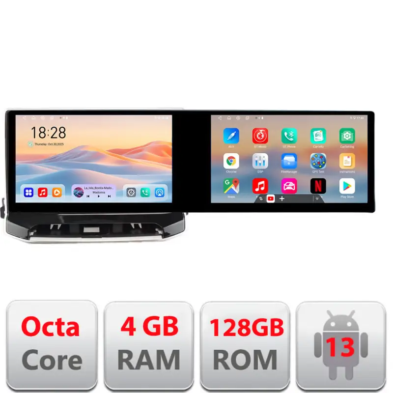 Ofertă limitată Navigatie Jeep Compass 2021+ Edotec 10.5 inch, 8 core, 4GB+128GB