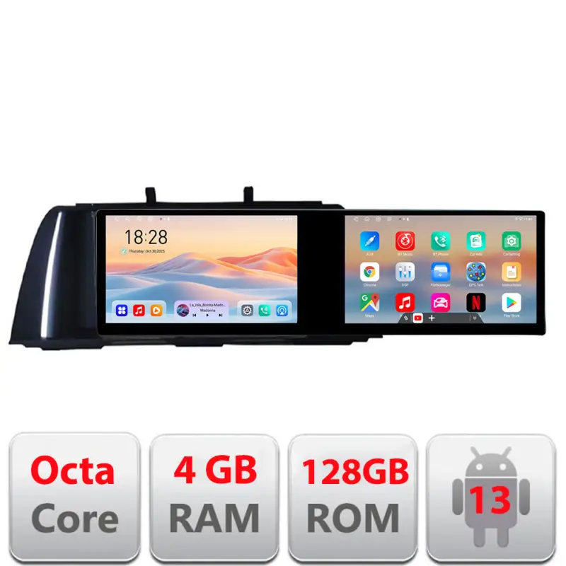 Navigație BMW Seria 5 F10 2010-2012 CIC Android 10.5 inch 4GB+128GB Ofertă specială