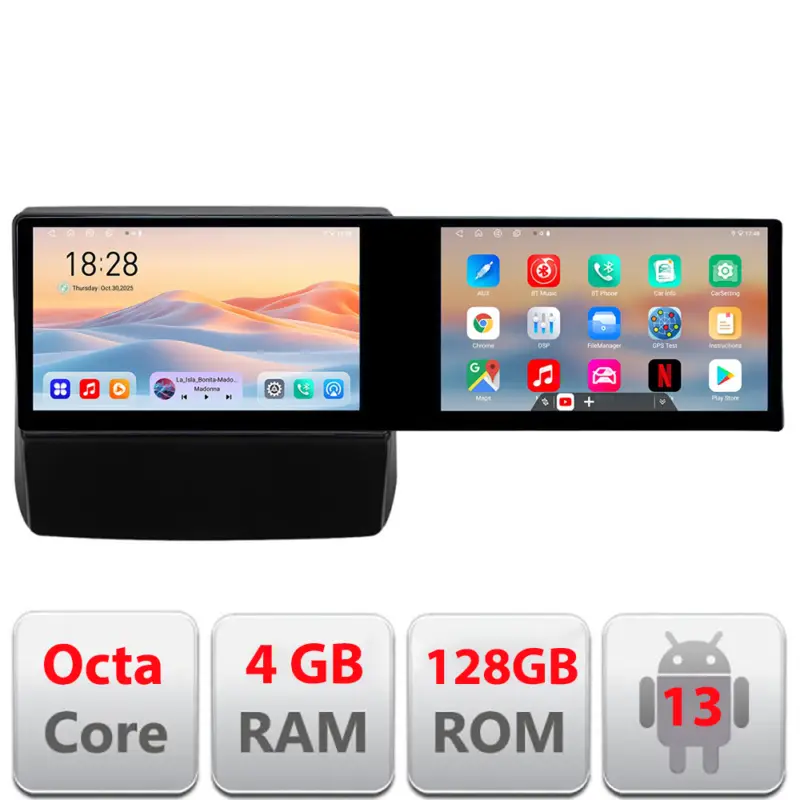 Reducere de preț Navigație Android Subaru Forester 2017-2020, 2 ecrane 21.6 inch, 4GB+128GB