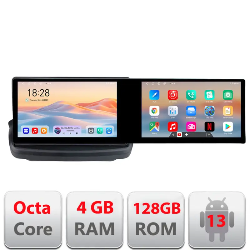 Reducere specială Navigație Hyundai Genesis cu 2 ecrane 21.6 inch Android 4GB+128GB