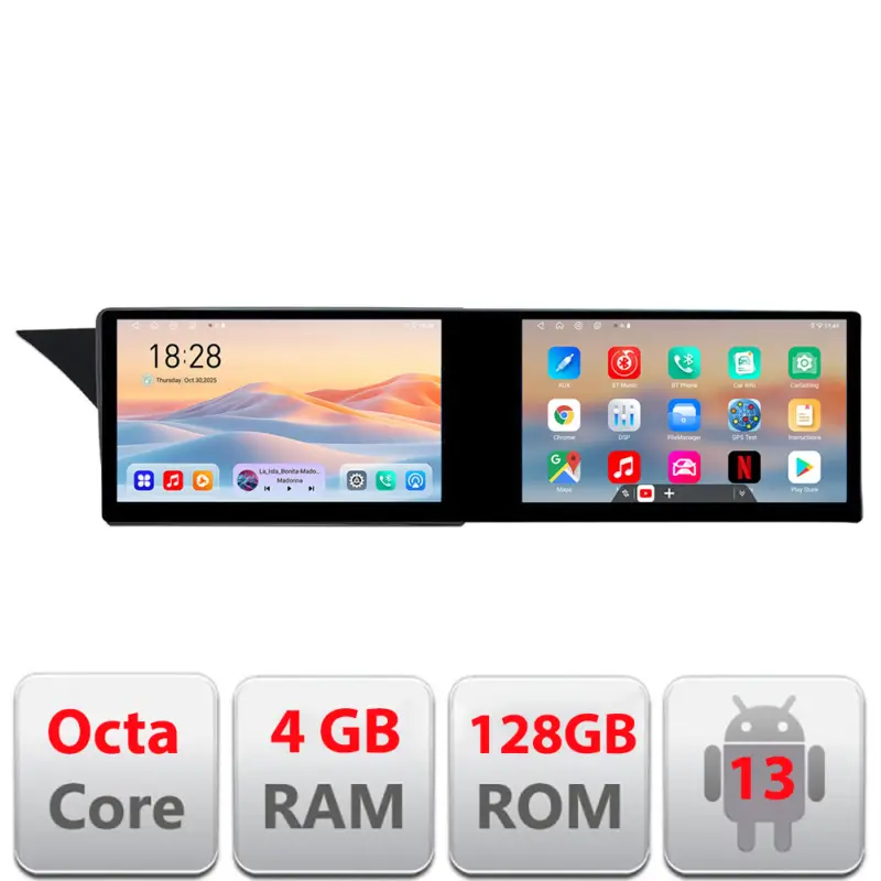 Discount Navigatie Android Mercedes GLK X204 2012-2015, 21.6 inch, 4GB+128GB