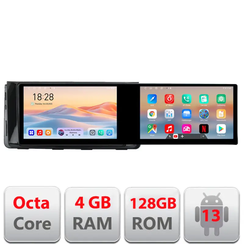 Retur gratuit Navigație Hyundai H350 2016+ Edotec 2 ecrane 21.6 inch Android 4GB 128GB