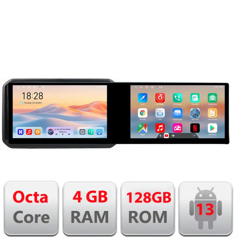 Navigatie Android Suzuki Ignis 2016+ Edotec, 2 ecrane 21.6 inch, 4GB RAM, 128GB Ofertă specială