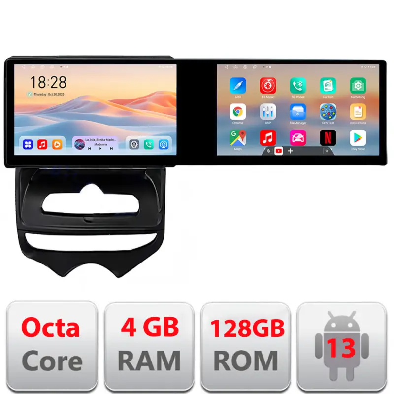 Cel mai bun preț Navigatie Hyundai IX20 2010-2019 cu 2 ecrane 21.6 inch Android 4+128GB